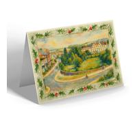 CHRISTMAS NOTELET - Hotel Metropole & Gardens Llandrindod Wells - Vintage Art Style