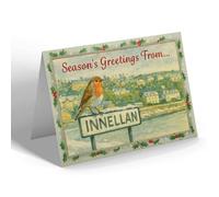 CHRISTMAS NOTELET - Innellan - View from Pier - Vintage Design