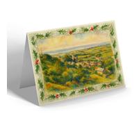 CHRISTMAS NOTELET - Kewstoke Village, Weston-super-Mare - Vintage Art Style
