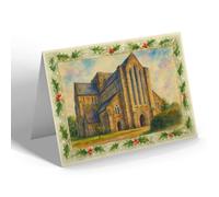 CHRISTMAS NOTELET - Killarney. St Mary's Cathedral - Vintage Art Style