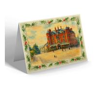 CHRISTMAS NOTELET - Llandrindod Wells. Gwalia Hotel - Vintage Art Style