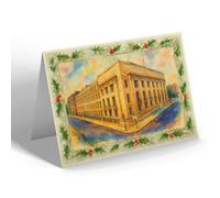 CHRISTMAS NOTELET - London School Hygiene & Tropical Medicine a - Vintage Art Style