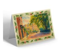 CHRISTMAS NOTELET - London, The Charterhouse - Vintage Art Style