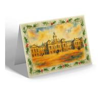 CHRISTMAS NOTELET - London, The Horse Guards Parade Ground - Vintage Art Style
