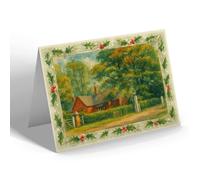 CHRISTMAS NOTELET - London, The Toll Gate, Dulwich (b) - Vintage Art Style