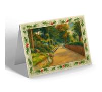 CHRISTMAS NOTELET - Madeira Walk, Exmouth (a) - Vintage Art Style