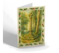 CHRISTMAS NOTELET - Malcolm's Cross, Alnwick - Vintage Art Style