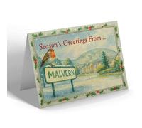 CHRISTMAS NOTELET - Malvern - Barnard's Green - Vintage Design