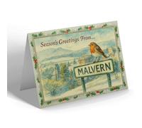 CHRISTMAS NOTELET - Malvern - St. James School - Vintage Design