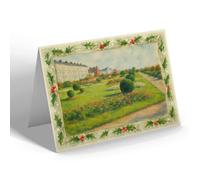 CHRISTMAS NOTELET - Pleasure Gardens, Southsea - Vintage Art Style