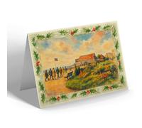 CHRISTMAS NOTELET - Promenade, Bexhill-on-Sea - Vintage Art Style