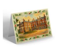 CHRISTMAS NOTELET - Pump House Hotel, Llandrindod Wells - Vintage Art Style