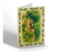 CHRISTMAS NOTELET - Rob Roy Statue, Culter - Vintage Art Style