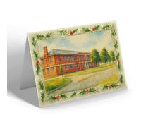 CHRISTMAS NOTELET - Sick Quarters, Henlow Camp - Vintage Art Style