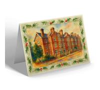 CHRISTMAS NOTELET - Spa Nursing Home, Llandrindod Wells - Vintage Art Style