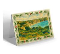 CHRISTMAS NOTELET - St Mary's Bay, Brixham (a) - Vintage Art Style