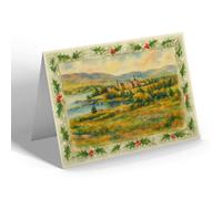 CHRISTMAS NOTELET - The Abbey, Fort Augustus - Vintage Art Style