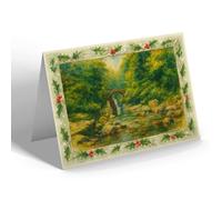 CHRISTMAS NOTELET - The Bridge on the Braan, Dunkeld - Vintage Art Style