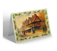CHRISTMAS NOTELET - The Canterbury Weavers - Vintage Art Style