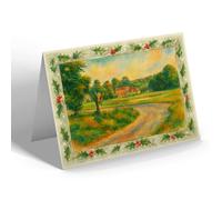 CHRISTMAS NOTELET - The Common, Harpenden - Vintage Art Style