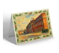 CHRISTMAS NOTELET - The Council House, Nuneaton - Vintage Art Style