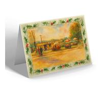 CHRISTMAS NOTELET - The Log Cabin, Billing Aquadrome - Vintage Art Style