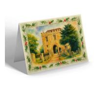 CHRISTMAS NOTELET - The Old Palace, Maidstone - Vintage Art Style