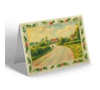 CHRISTMAS NOTELET - The Old Parish House, Biddenden - Vintage Art Style