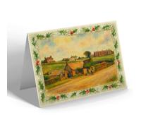 CHRISTMAS NOTELET - The Old Toll House, Dundee Road, Arbroath - Vintage Art Style
