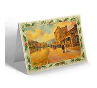 CHRISTMAS NOTELET - The Pavilion, Marine Parade, Barmouth - Vintage Art Style