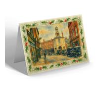 CHRISTMAS NOTELET - The Pepper Box, Godalming - Vintage Art Style