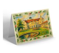 CHRISTMAS NOTELET - The Prestwick Airport Hotel - Vintage Art Style