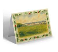 CHRISTMAS NOTELET - The Quadrant, North Berwick - Vintage Art Style