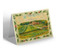 CHRISTMAS NOTELET - The Race-Course, Goodwood (Chichester) - Vintage Art Style