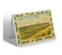 CHRISTMAS NOTELET - The Standing Stones, Stenness - Vintage Art Style