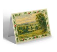 CHRISTMAS NOTELET - The Tees Valley, Egglestone - Vintage Art Style