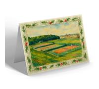 CHRISTMAS NOTELET - The Tennis Courts, North Berwick - Vintage Art Style