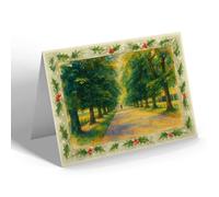 CHRISTMAS NOTELET - The Walks, King's Lynn - Vintage Art Style
