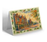 CHRISTMAS NOTELET - The War Memorial, Stranraer - Vintage Art Style