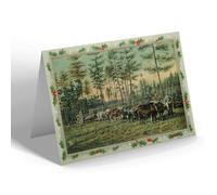 CHRISTMAS NOTELET - Vintage Alabama USA - Mobile. From Forest to Mill (a)