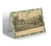 CHRISTMAS NOTELET - Vintage Alabama USA - Mobile. From Forest to Mill (b)