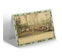 CHRISTMAS NOTELET - Vintage Alabama USA - Mobile. From the Forest to the Mill (b)