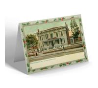 CHRISTMAS NOTELET - Vintage Alabama USA - Montgomery. The Home of Jefferson Davis