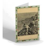 CHRISTMAS NOTELET - Vintage Arizona USA - Grand Canyon. East Bright Angel Hotel a