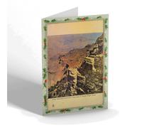 CHRISTMAS NOTELET - Vintage Arizona USA - Grand Canyon. East Bright Angel Hotel a b