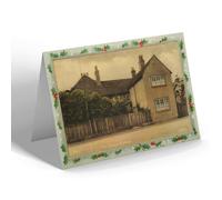 CHRISTMAS NOTELET - Vintage Bedfordshire - The Cottage, Blunham (b)