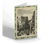 CHRISTMAS NOTELET - Vintage Bedfordshire - The Parish Church, Biggleswade