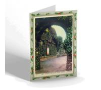 CHRISTMAS NOTELET - Vintage Berkshire - Abbey Doorway Into Chapel House, Reading (b)