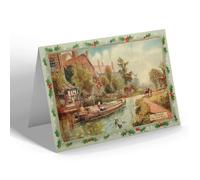CHRISTMAS NOTELET - Vintage Berkshire - Reading. the River Kennett