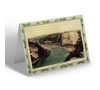 CHRISTMAS NOTELET - Vintage Bristol - River Avon and Portway, Bristol (b)